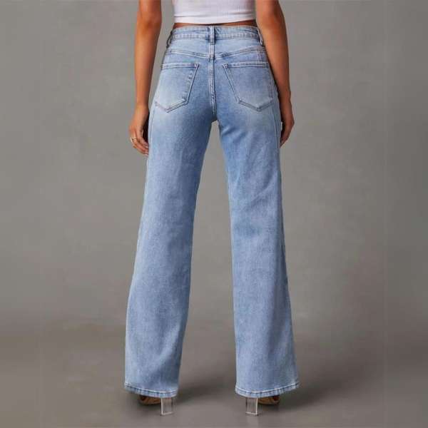 Jamie Flared Denim Jeans - Image 3