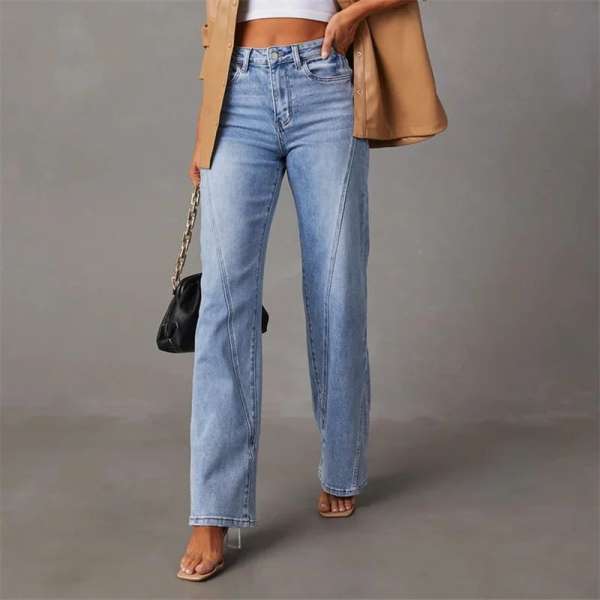 Jamie Flared Denim Jeans - Image 6