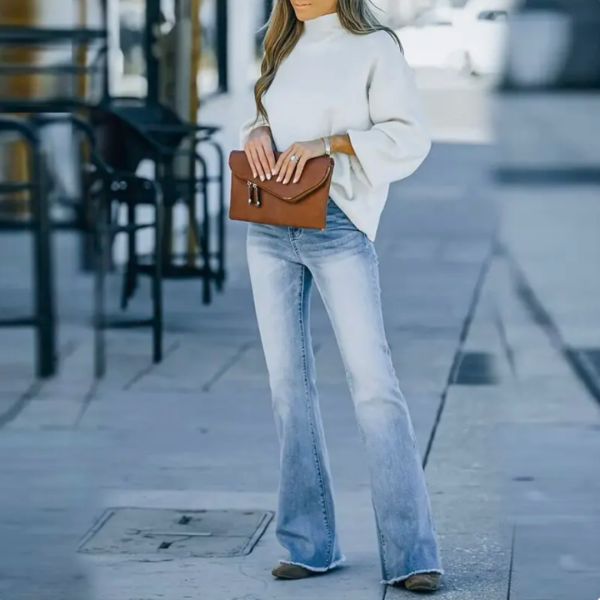 Jolie - Stretchy Boho Jeans - Image 2