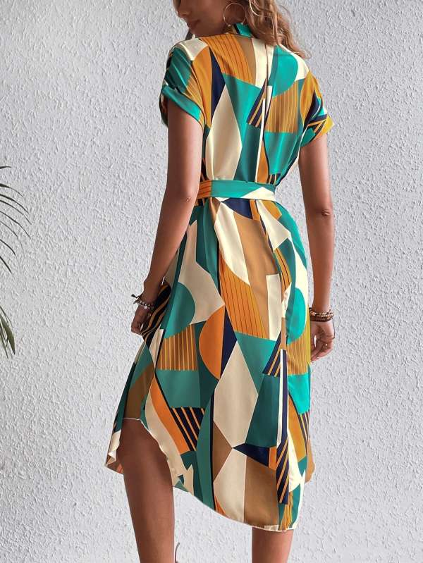 LauraAbstract Art Dress - Image 5