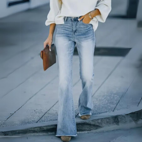 Jolie - Stretchy Boho Jeans - Image 5
