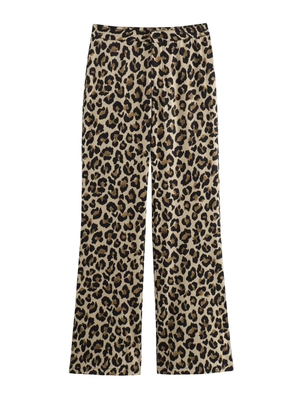 Leopard flared trousers Zoella - Image 3