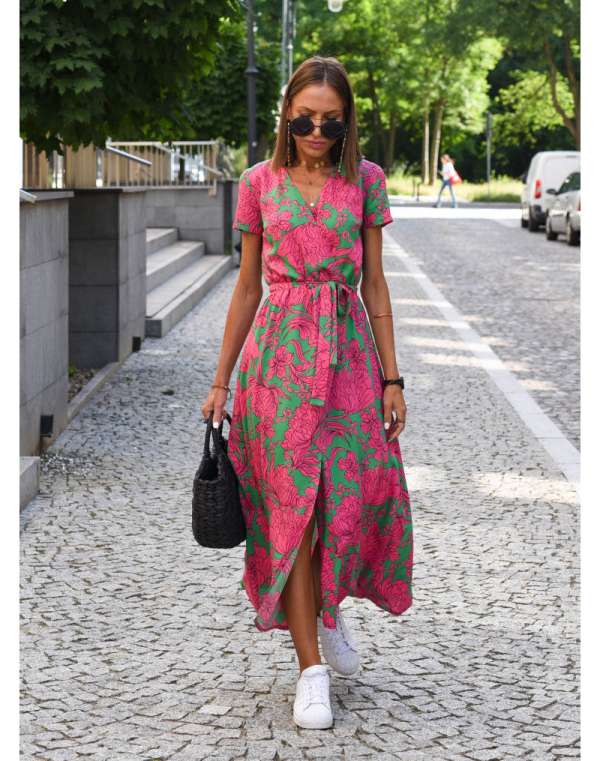 Taylor - Elegant Floral Dress - Image 7