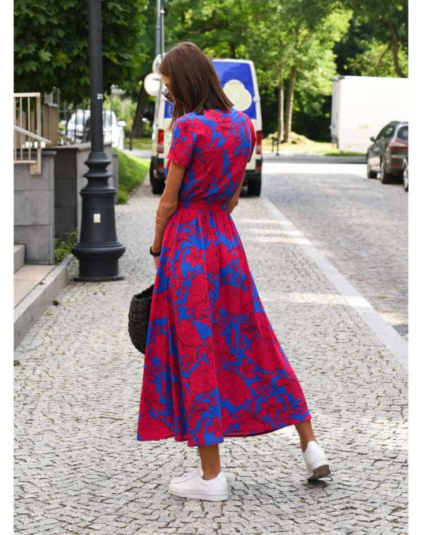 Taylor - Elegant Floral Dress - Image 3