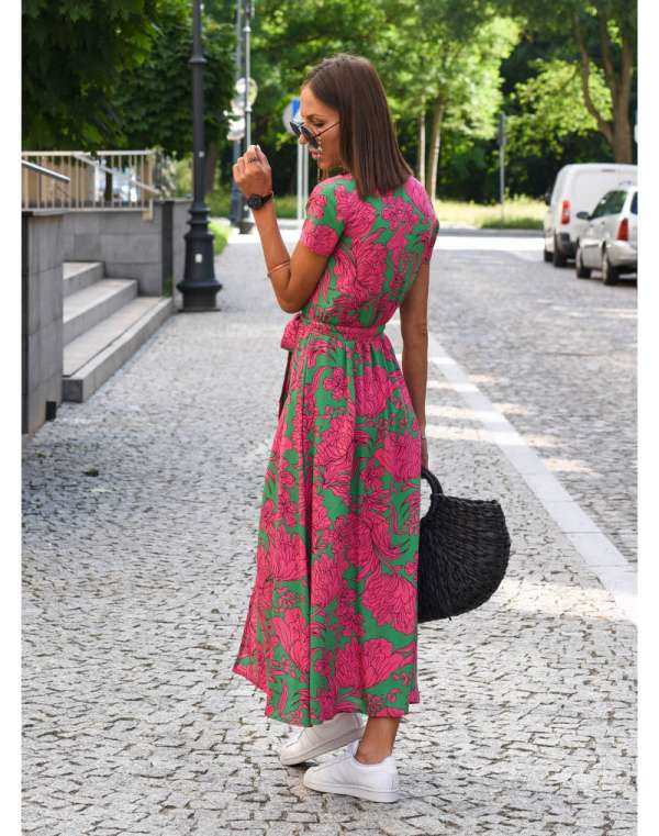 Taylor - Elegant Floral Dress - Image 4