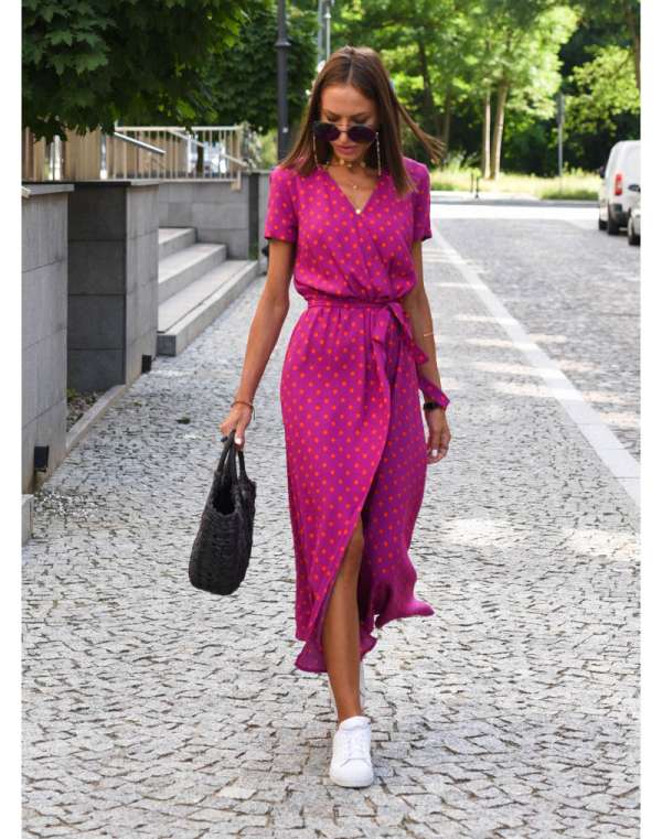 Taylor - Elegant Floral Dress - Image 5